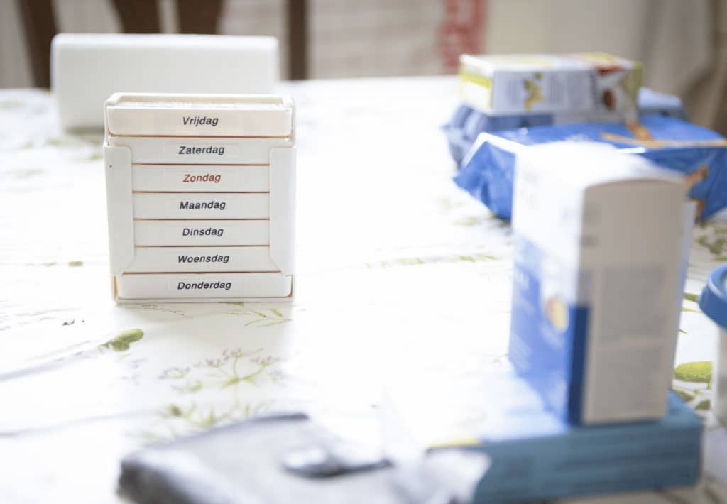 richtlijngericht voorschrijven medicatie met de dagen van de week