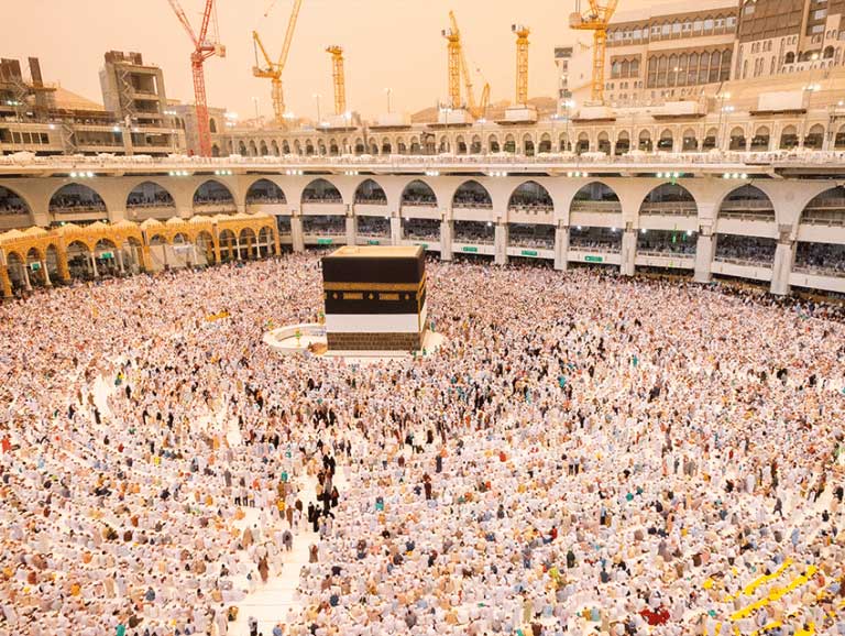 De jaarlijkse pelgrimtocht naar Mekka