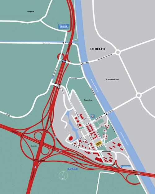 Plattegrond van Papendorp