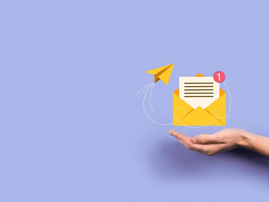 Enveloppe met nieuwsbrief